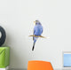 Parrot Blue and White Wall Decal