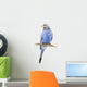 Parrot Blue and White Wall Decal