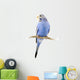 Parrot Blue and White Wall Decal