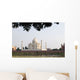 India, Temple burial site seen from Yamuna River at sunset Wall Mural