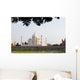 India, Temple burial site seen from Yamuna River at sunset Wall Mural