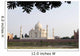 India, Temple burial site seen from Yamuna River at sunset Wall Mural