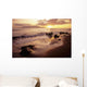 USA, Sunset over beach landscape Wall Mural