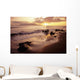 USA, Sunset over beach landscape Wall Mural