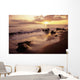 USA, Sunset over beach landscape Wall Mural