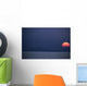 Colorful Sun Rising Over Hazy Lake Wall Mural