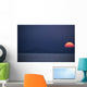 Colorful Sun Rising Over Hazy Lake Wall Mural