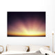 Colorful Sunset, Beautiful Light Rays Bursting From Horizon Wall Mural