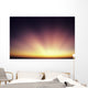 Colorful Sunset, Beautiful Light Rays Bursting From Horizon Wall Mural