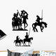 Don Quijote Vector Silhouettes Don Quixote Wall Decal