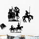Don Quijote Vector Silhouettes Don Quixote Wall Decal