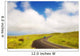 Car driving down Saddle Road Wall Mural