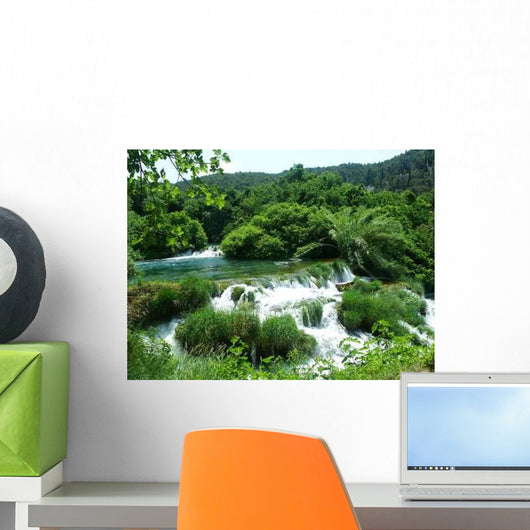 Krka River Cascade Wall Decal