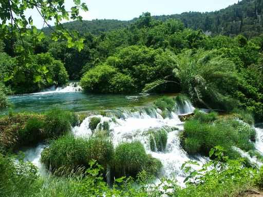 Krka River Cascade Wall Decal