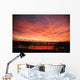 Dramatic And Vibrant Red Sunset Sky Wall Mural