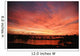 Dramatic And Vibrant Red Sunset Sky Wall Mural