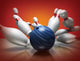 3d render of a bowling Wall Mural