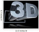 Angled 3D Reflected Black Wall Mural