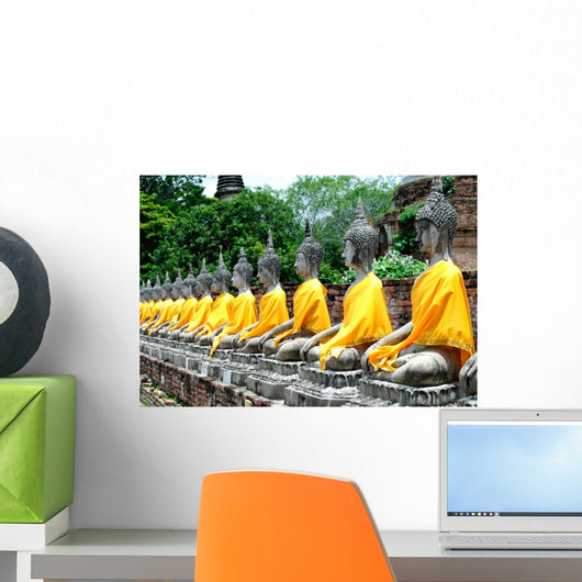 Buddha statues Wall Mural