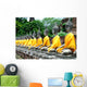 Buddha statues Wall Mural