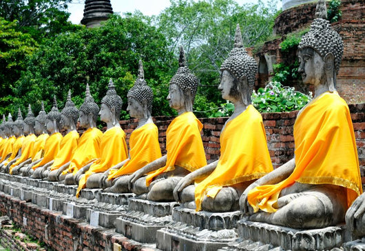 Buddha statues Wall Mural