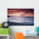 USA, Colorful sunset over ocean and beach Wall Mural