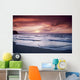 USA, Colorful sunset over ocean and beach Wall Mural