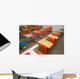 Empty School Desks Wall Mural