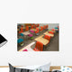 Empty School Desks Wall Mural