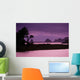 California, Sonoma Coast At Dusk, Jenner, Russian River Entering Ocean Wall Mural