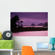 California, Sonoma Coast At Dusk, Jenner, Russian River Entering Ocean Wall Mural