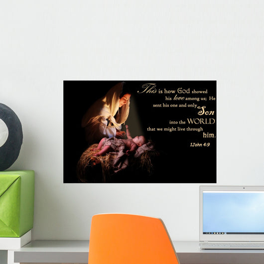 God's Love Wall Mural