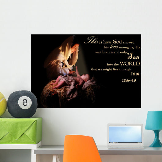 God's Love Wall Mural