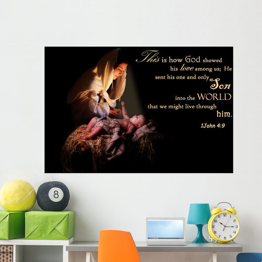God's Love Wall Mural