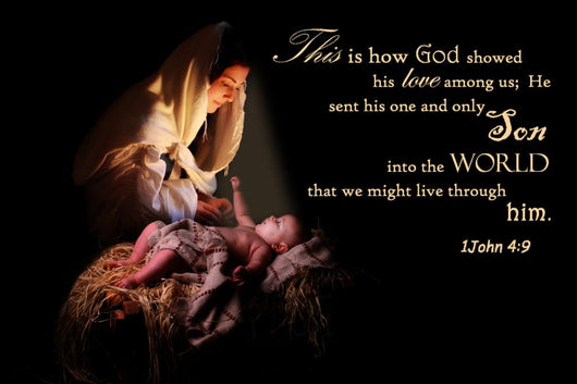 God's Love Wall Mural