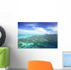 Fiji, View from ocean to Mana Island Wall Mural