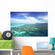 Fiji, View from ocean to Mana Island Wall Mural