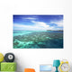 Fiji, View from ocean to Mana Island Wall Mural