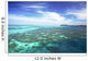 Fiji, View from ocean to Mana Island Wall Mural
