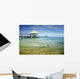 Fiji, Mamanuca Islands, Wadigi Island in distance Wall Mural