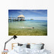 Fiji, Mamanuca Islands, Wadigi Island in distance Wall Mural