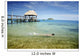 Fiji, Mamanuca Islands, Wadigi Island in distance Wall Mural