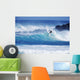Surfer Carving Top Of Wave Wall Mural