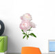 Light Pink Peony Flower Wall Decal