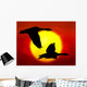 Flying Geese Wall Mural