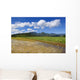USA, Hawaii Islands, Kauai, Scenic mountains and blue sky Wall Mural