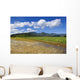 USA, Hawaii Islands, Kauai, Scenic mountains and blue sky Wall Mural