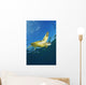 Hawaii, Green Sea Turtle Swimming Near Surface Wall Mural