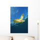 Hawaii, Green Sea Turtle Swimming Near Surface Wall Mural