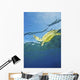 Hawaii, Green Sea Turtle Swimming Near Surface Wall Mural